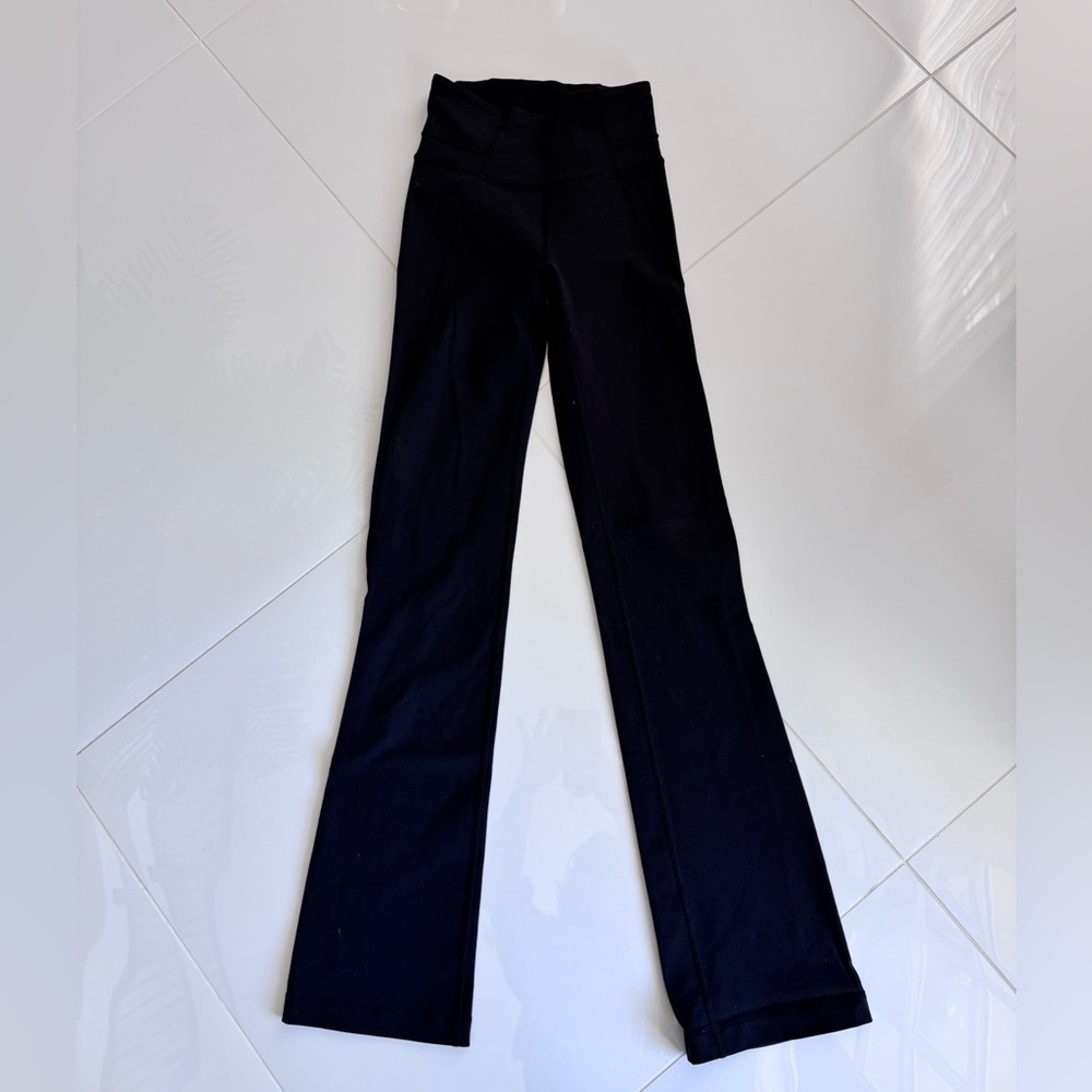 LULULEMON Black High Waisted Flared Pants